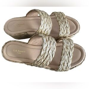 L.K. Bennett Willa platform sandals size 39 EU